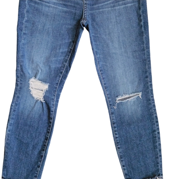 📌7 MADEWELL CURVY HIGH- RISE SKINNY CROP PETITE SIZE 24P - Picture 4 of 8